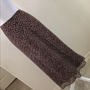 COVINGTON Maxi Long Brown Green Skirt Plus 18W